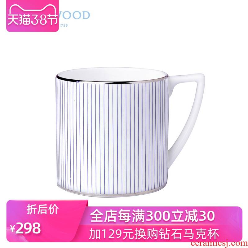 British Wedgwood Jasper Conran elegant stripe 290 ml ipads China mugs men present