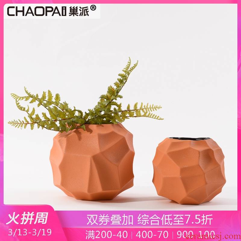 I and contracted ikea ceramic flowerpot vase furnishing articles example room sitting room more meat edge ark of tea table flower decoration