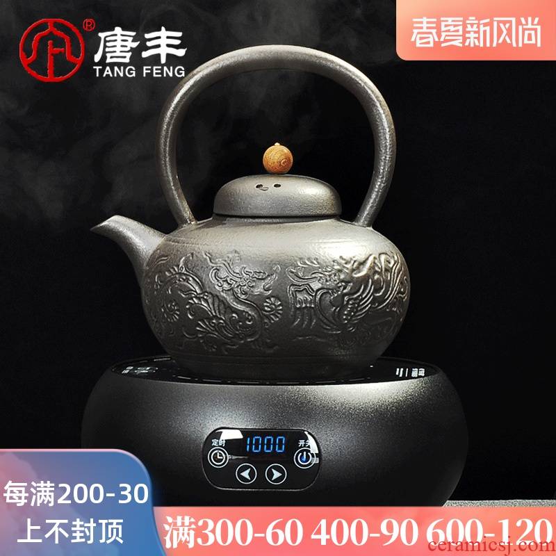 Tang Feng tea boiling tea ware ceramic teapot high - capacity ceramic POTS automatic electric TaoLu household kettle pot of girder