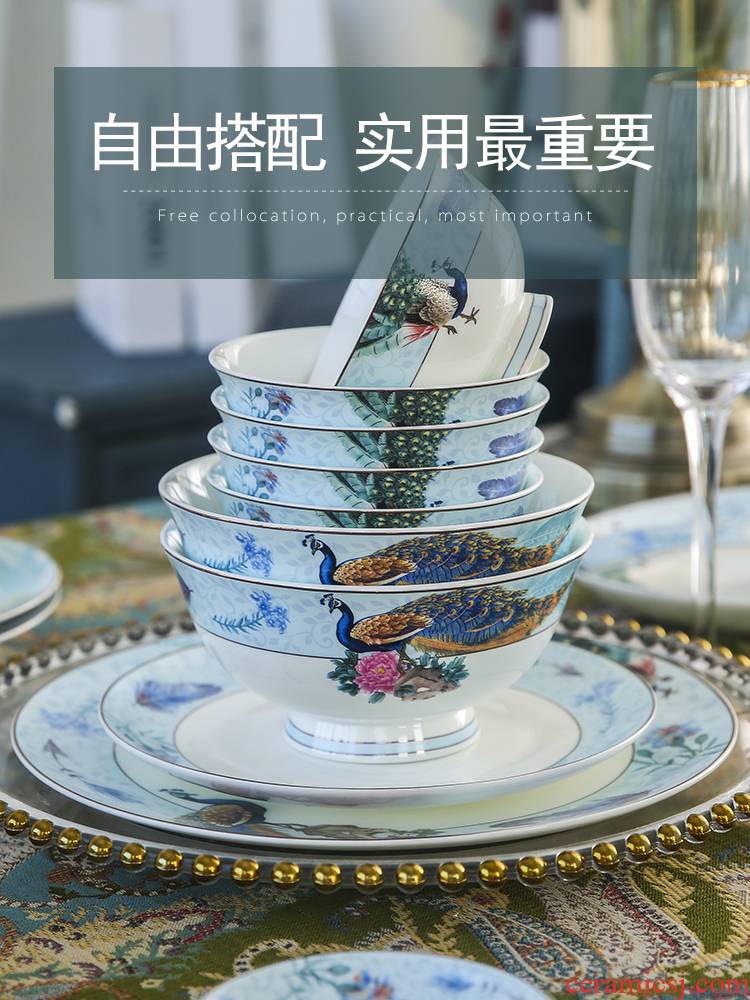 Jingdezhen ceramics dishes dishes in clay pot soup spoon, western food steak plate ipads porcelain tableware free collocation with DIY item