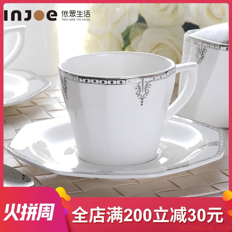 In accordance with the coffee cup Europe type tea set tea tea ipads China coffee cups and saucers ceramic coffee