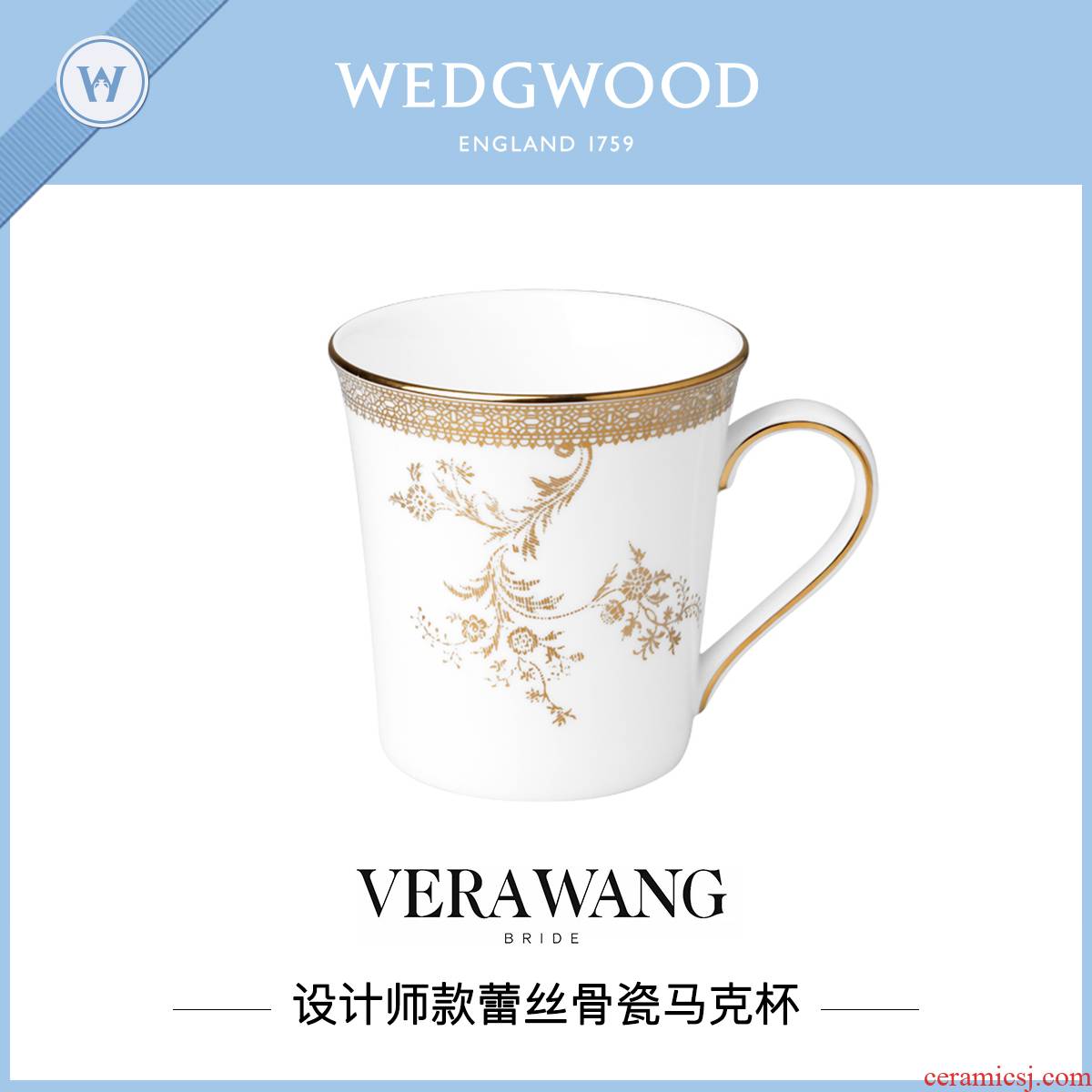 Wedgwood Vera Wang Vera Wang lace ipads China mugs coffee cups of milk tea cups of water