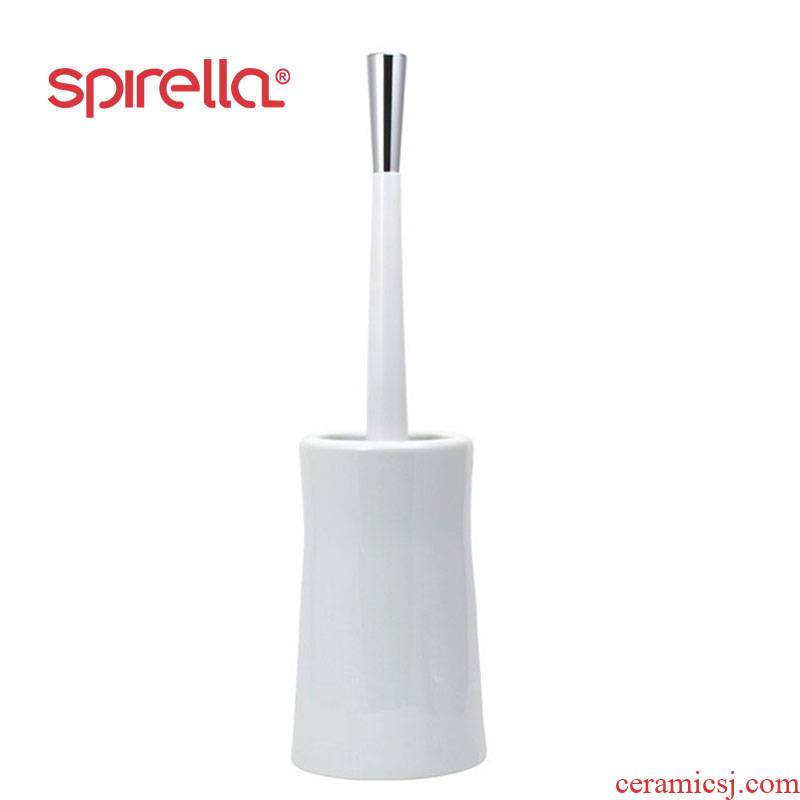 SPIRELLA/silk pury contracted ceramic bathroom toilet brush European - style suit the clean toilet brush base