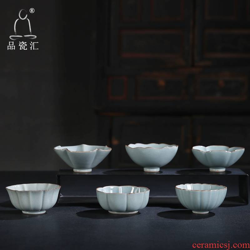 The Product porcelain collect antique glaze porcelain tea set sample tea cup home modern retro master zen cup a cup of tea cup