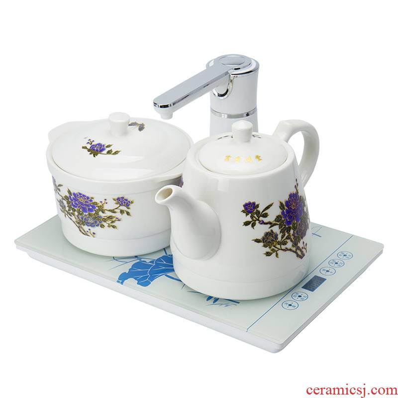Jane quality electric kettle automatically flush household ceramics creative electric tea stove tea, kungfu tea accessories