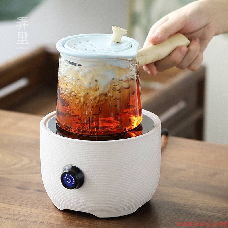 Fully automatic electric TaoLu boiled tea glass home cooking tea stove cooking pot suit small steam steaming tea