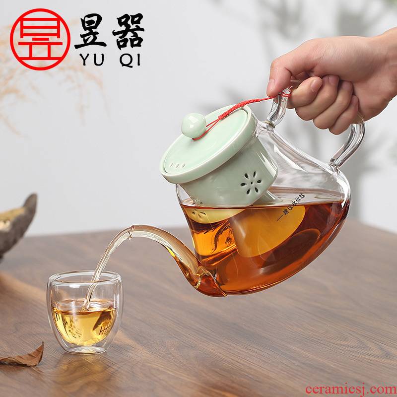Yu is home cooking pot steamed steamed tea ware glass teapot electric electric TaoLu boiled tea teapot tea set