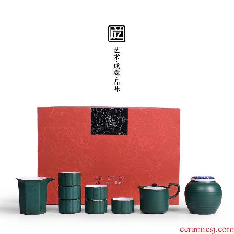 TaoMingTang kung fu tea set the home office of a complete set of the teapot teacup tea pot gift fair keller