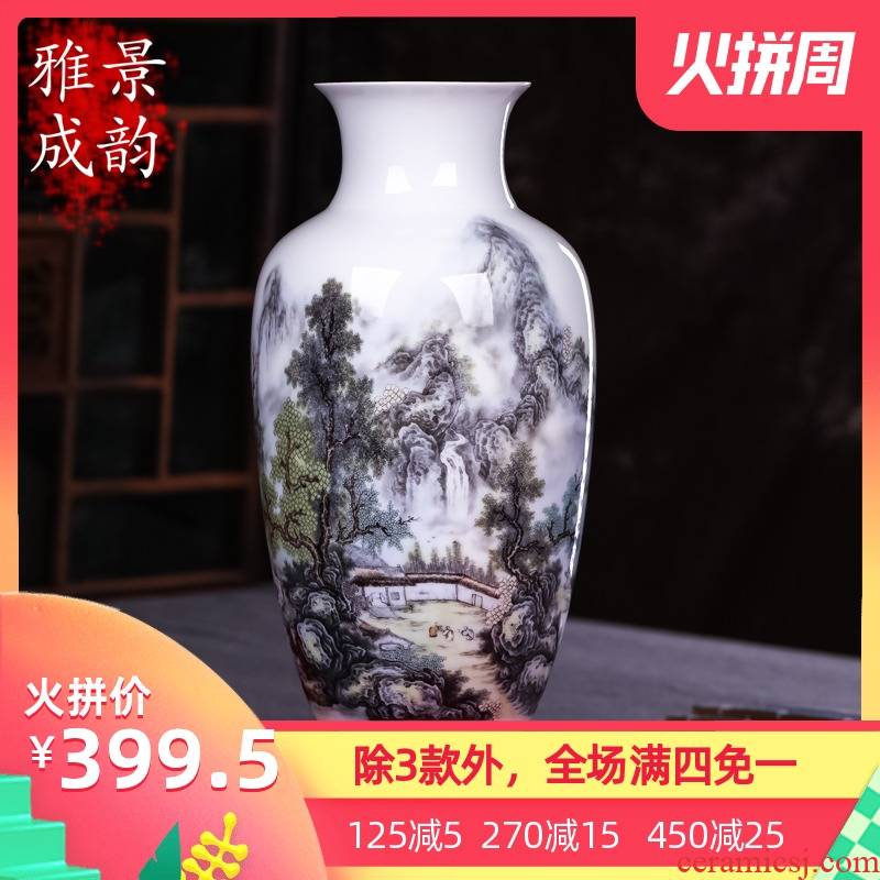 Jingdezhen ceramics vase household act the role ofing is tasted furnishing articles of handicraft art I and contracted sitting room adornment