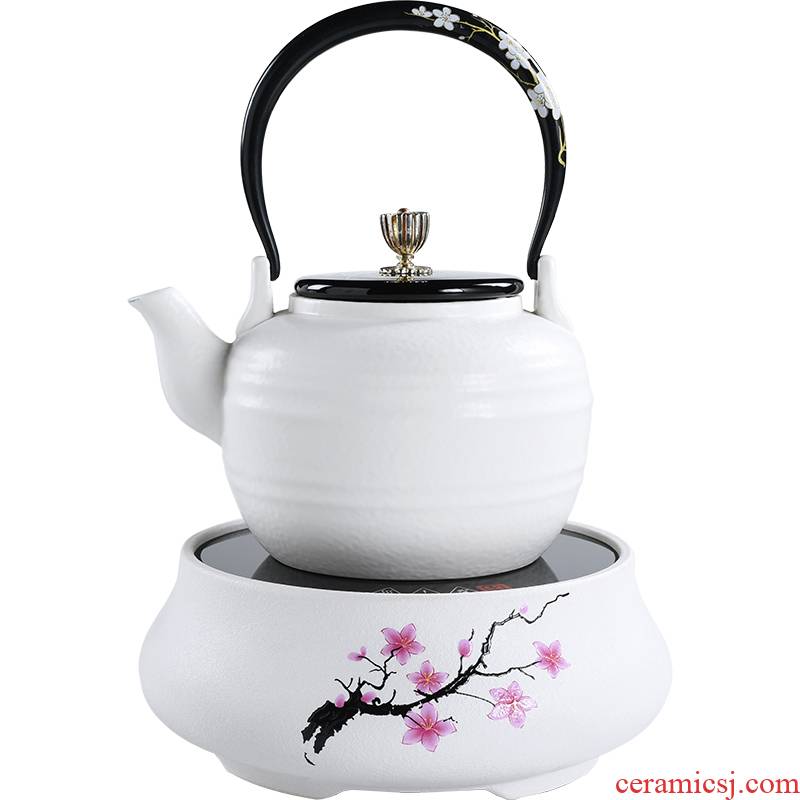 The Mini electric TaoLu boiling tea household porcelain teapot tea stove suits for health ceramic pot of fully automatic kettle