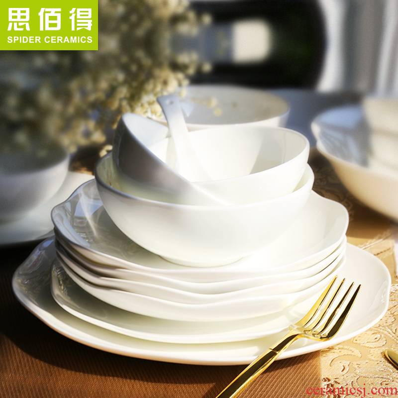 Think hk to tangshan ipads bowls plate suit bowl dish home European move creative combination up gift box