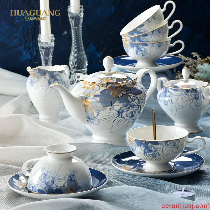 Uh guano ceramic capri tea cafes with European countries porcelain dream coffee suit ipads China tea to coffee