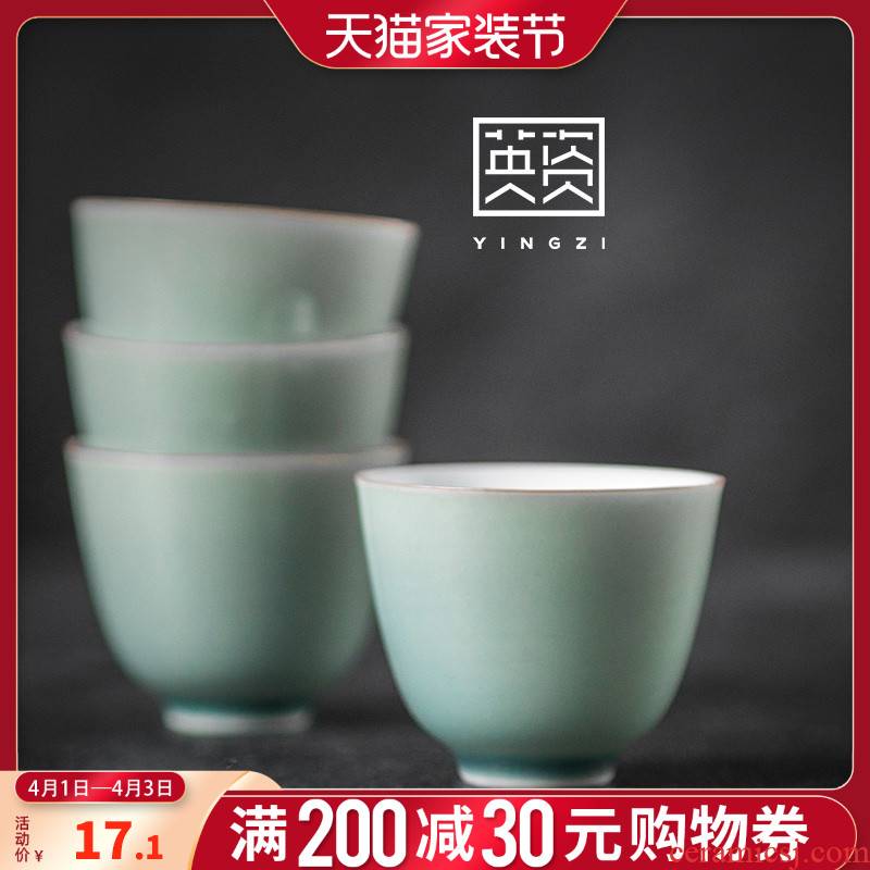 British Japanese sample tea cup ceramic masters cup single CPU kung fu tea set personal cup tea cup household small cups
