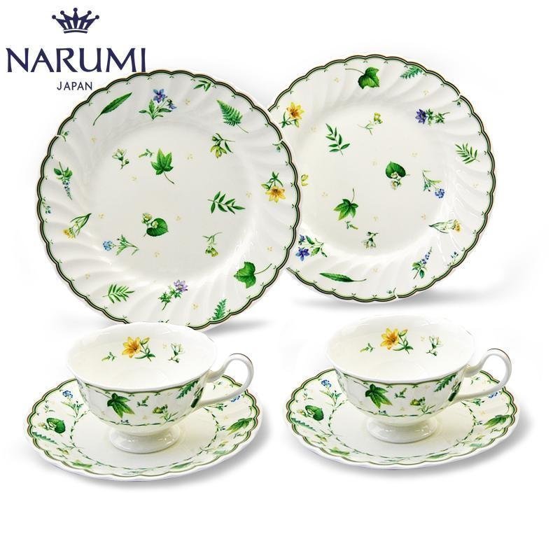 Japan NARUMI singing Queen sea & # 39; S the Memory double snack cup dish suits for group, dessert dish of ipads China