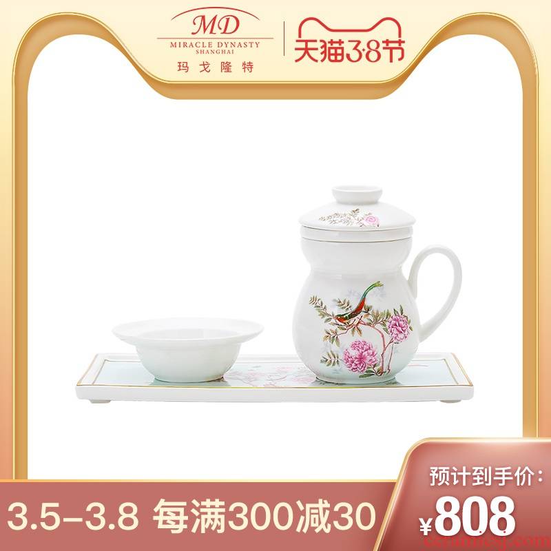 Margot lunt China garden tea strainer tea set household ipads China tea set gift set gift box packaging