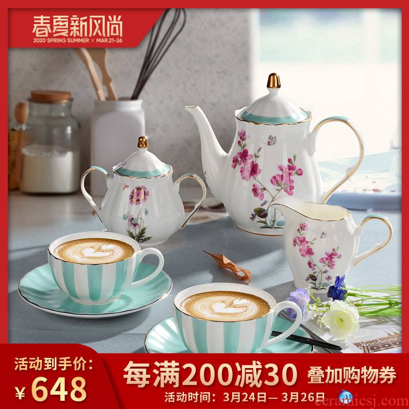 European high - grade ipads China coffee cup set contracted household English afternoon tea tea set Nordic wedding gift tea set