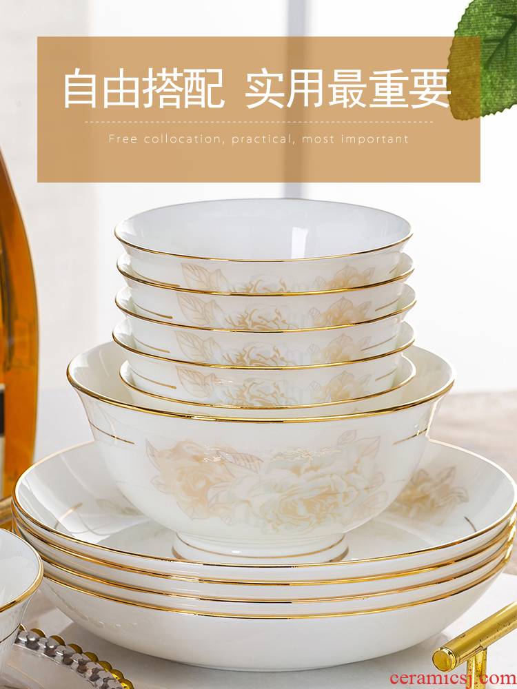 European ideas of jingdezhen ceramics alien household ipads porcelain bowl bowl dish dish plate plate suit
