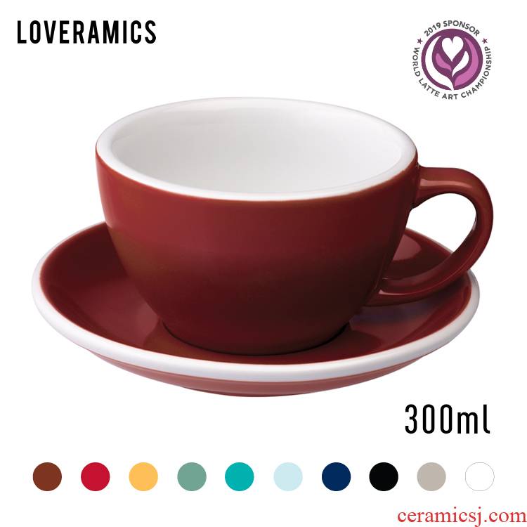 Loveramics love Mrs Egg 300 ml contracted classic places garland coffee cups and saucers/base color