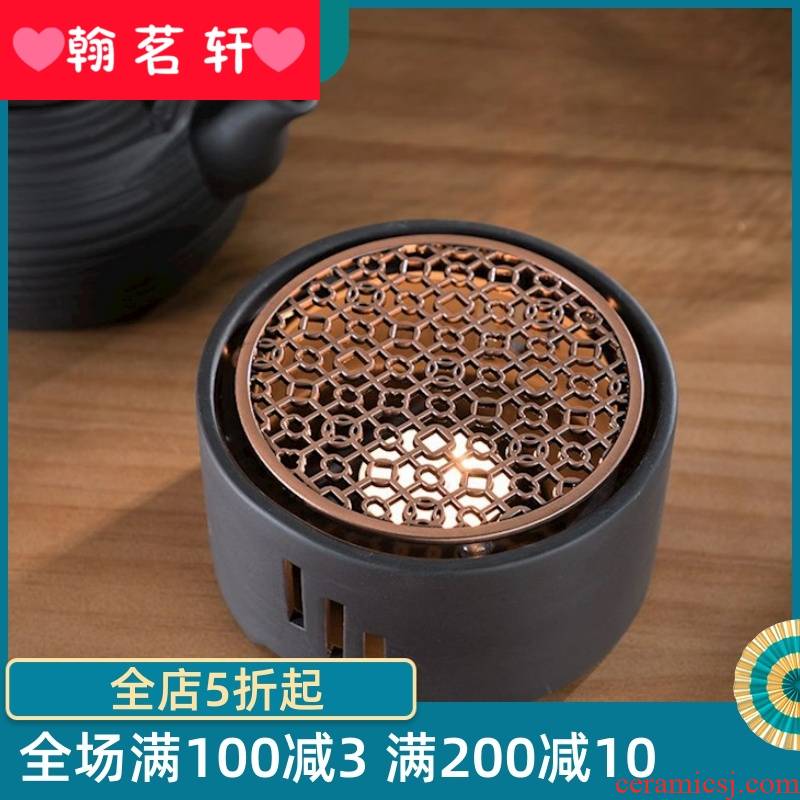 Heating temperature ceramic tea stove based base of household Heating temperature the teapot tea, kungfu tea taking with zero metal pad