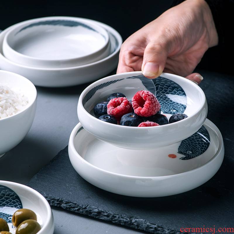The Nordic idea ceramic dishes flavor dish of pickled mustard small butterfly, sweet and sour dish of soy sauce dish restaurant hotel dishes