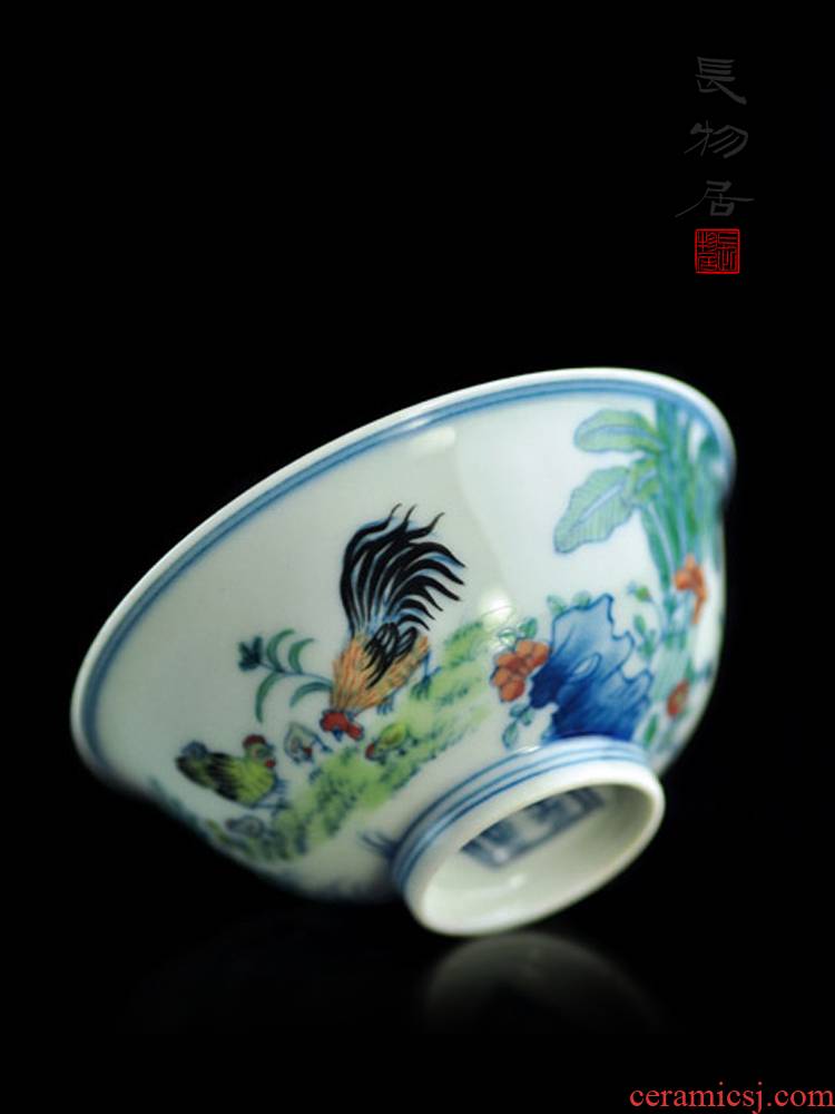 Offered home - cooked chicken hand - made color bucket cylinder in yongzheng com.lowagie.text.paragraph cup sample tea cup jingdezhen manual archaize ceramic tea cups