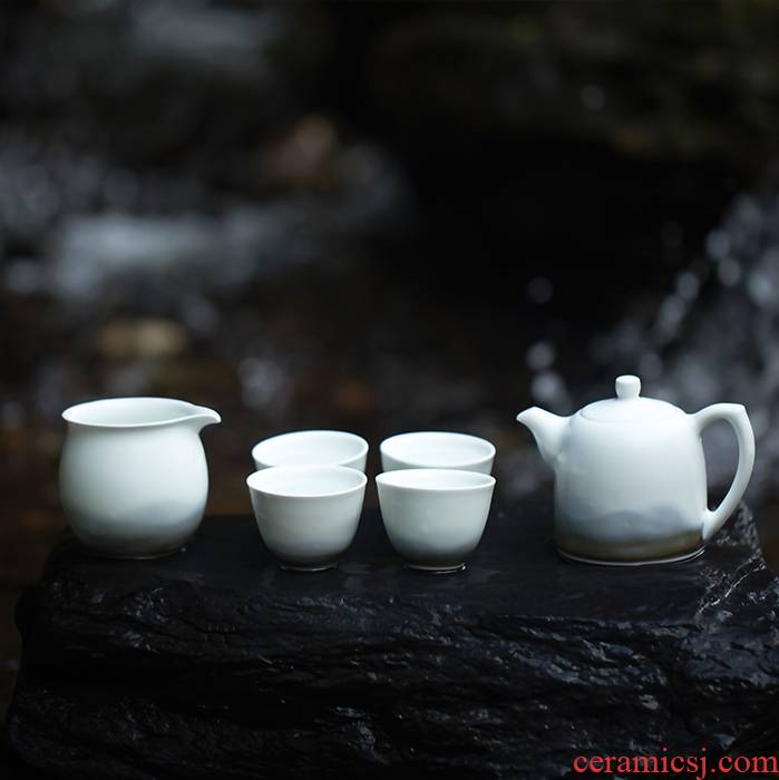 Zealand-based Scenic mountains between tea set household kunfu tea creative Chinese jingdezhen ceramics Japanese contracted and I