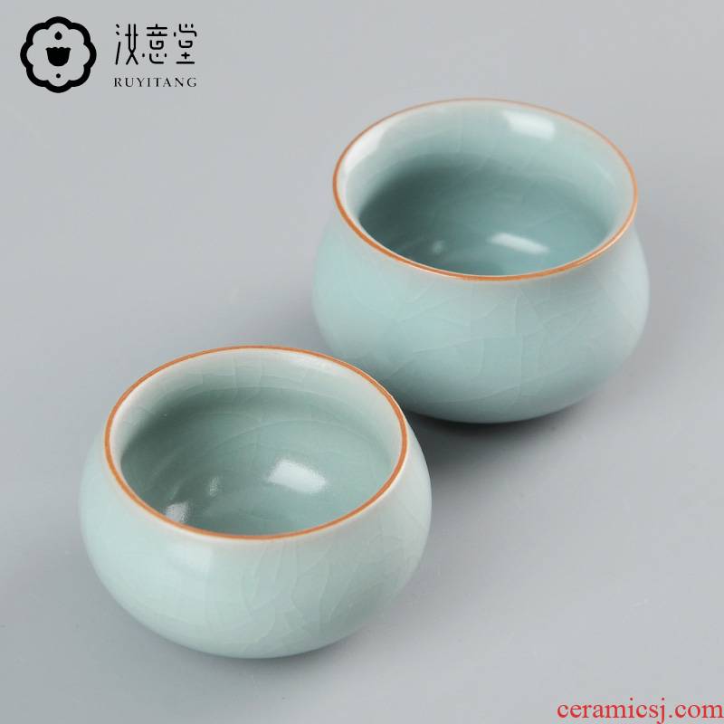 Archaize your up sample tea cup your porcelain teacup small ceramic tea set from the single CPU start master cup meditation cup