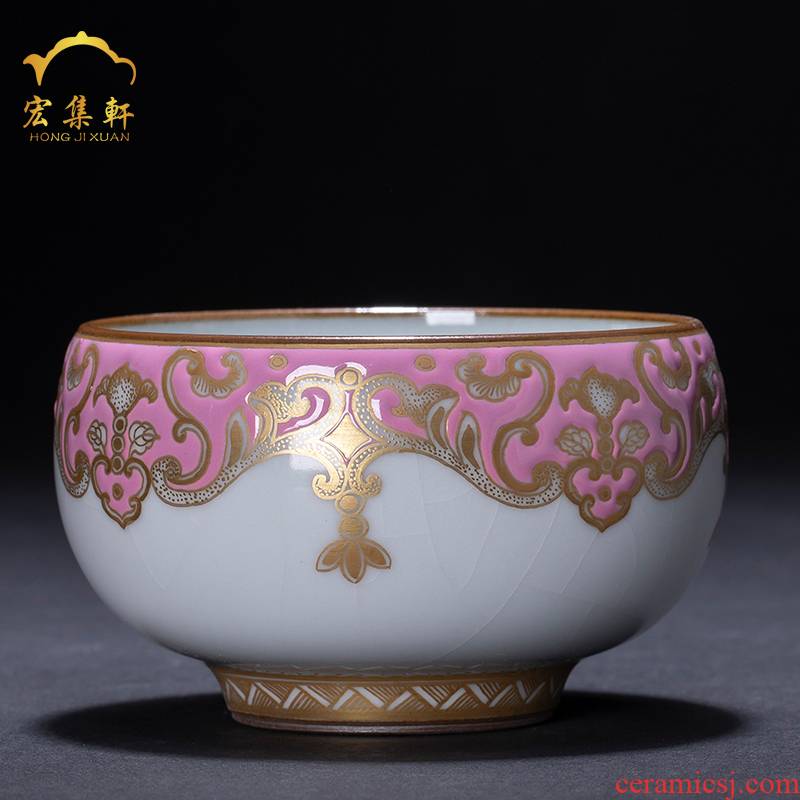 Your up master cup single CPU ceramics jingdezhen porcelain cups kongfu tea colored enamel cup sample tea cup meditation