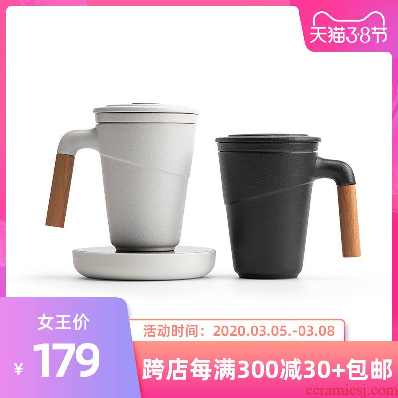 Mr Nan shan thermostat set porcelain keller with cover filtration separation office tea tea cup