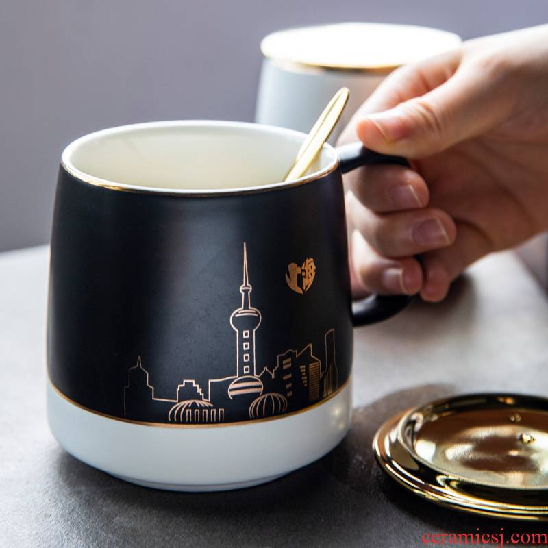 TaoDian ins northern wind ceramic keller men and women lovers office coffee cup a cup of water glass creative move