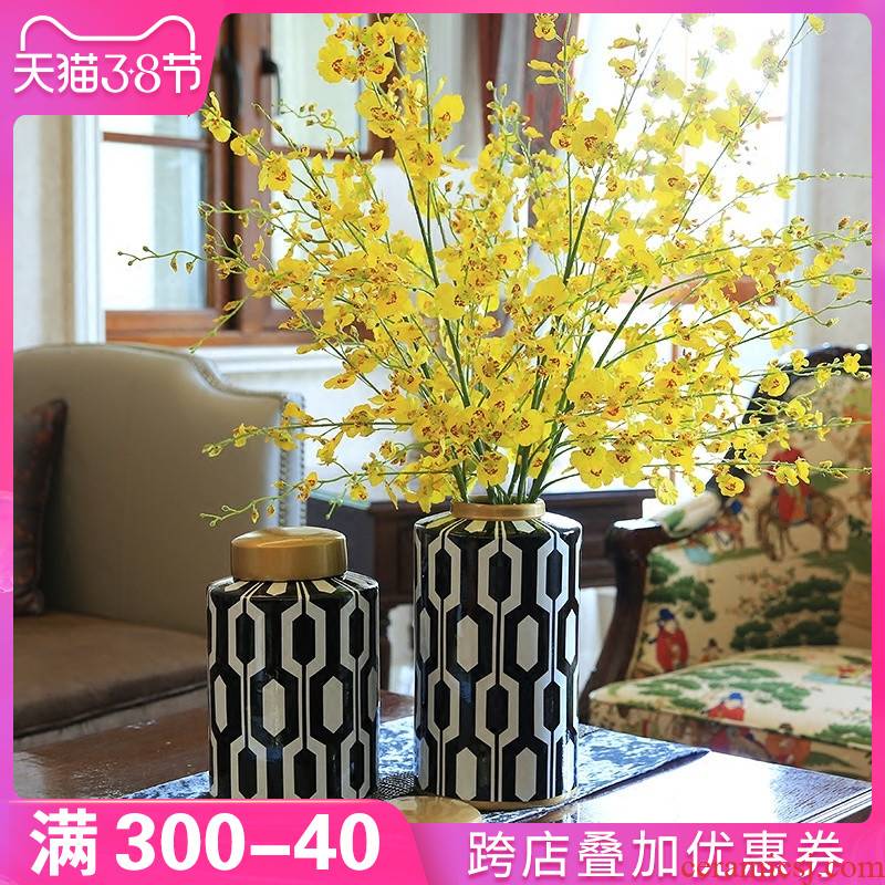 American household example room light vase key-2 luxury furnishing articles ceramic modern creative sitting room porch table decoration decoration