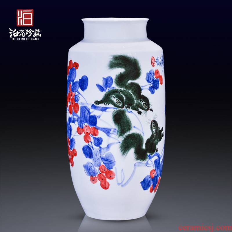China jingdezhen ceramic art master Zhu Zhengrong hand - made vases, new Chinese style household, sitting room adornment furnishing articles