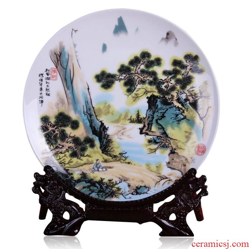 The Send stents jingdezhen ceramic mural decoration plate dish sat dish wine furnishing articles furnishing articles setting wall hanging plate