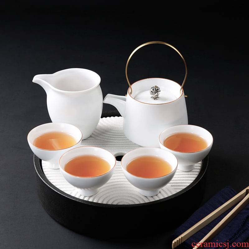 Porcelain constant travel kung fu tea set dry tea tray # suits for is suing ceramic portable teapot teacup of a complete set of on - board