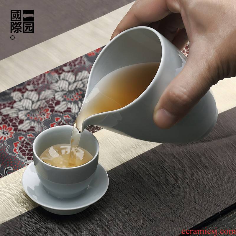 A garden international ceramic fair keller your porcelain tea tea ware and cup points against the hot cup of kung fu tea accessories