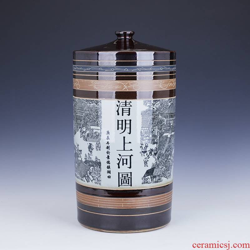 Huai ceramic tea pot size with cover tea urn home super wake heavy POTS tea tea cake tin bucket