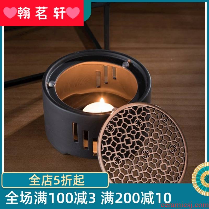 Japanese based idea for household ceramic tea pot heating temperature heating base tea, kungfu tea taking with zero metal pad