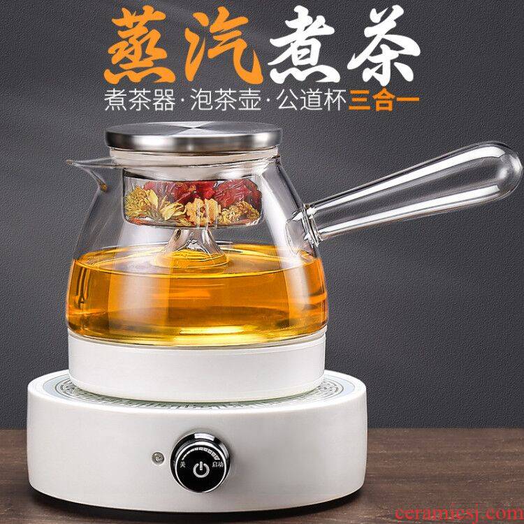 Tang Feng glass side spend boiled tea sets of household multifunctional heat transparent small electric kettle electrothermal TaoLu