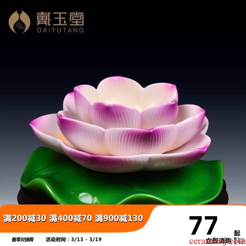 Yutang dai for ceramic Buddha before with SuYouDeng Buddha lamp holder ('m lamps home furnishing articles lotus based of picking a