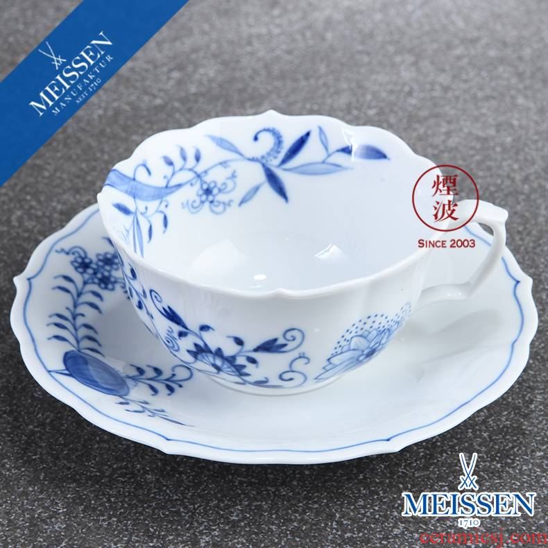 German mason MEISSEN porcelain new clipping elegant blue onion cups for a cup of tea in the afternoon tea set
