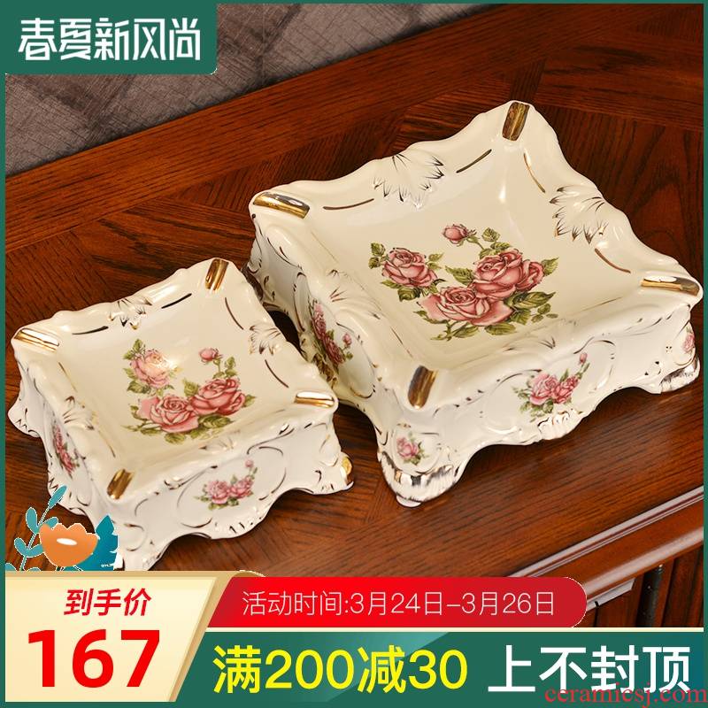 Cigar ashtray large creative move ceramic furnishing articles fashionable man sitting room office Europe type restoring ancient ways of tea table
