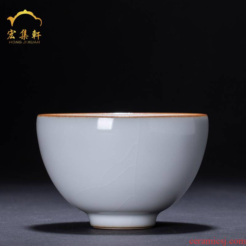 Your up kung fu tea master of jingdezhen ceramic single cup sample tea cup cracked ice crack glaze porcelain up tea set