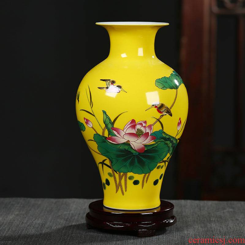 Jingdezhen ceramic floret bottle furnishing articles of Chinese style living room TV cabinet flower arranging, arts and crafts decoration home decoration