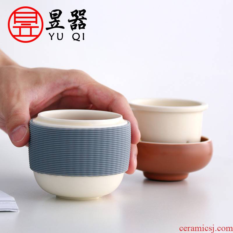 Yu is like a fruit crack cup filter a pot of tea is suing travel portable office cup car ceramic cup