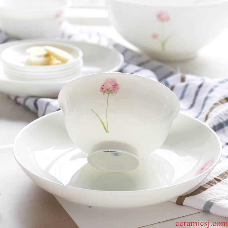 Only embellish dishes Chinese ipads porcelain tableware home dish soup bowl bowl household rainbow such use ceramic dishes dishes for dinner