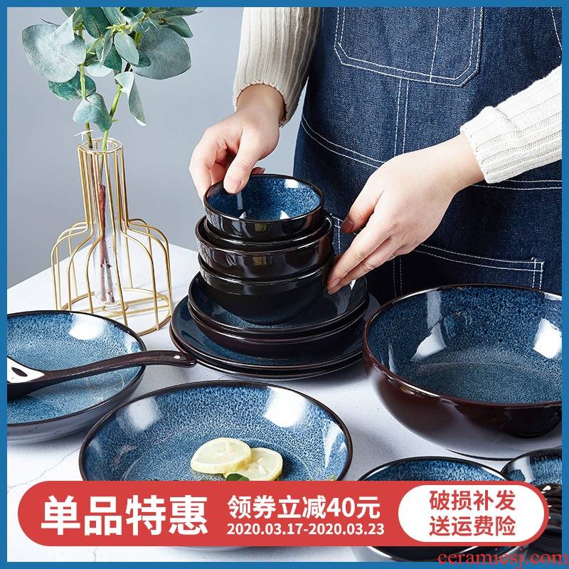 Star shine yuquan 】 【 item tableware Chinese dishes ceramic dishes with soup bowl rainbow such as bowl dishes