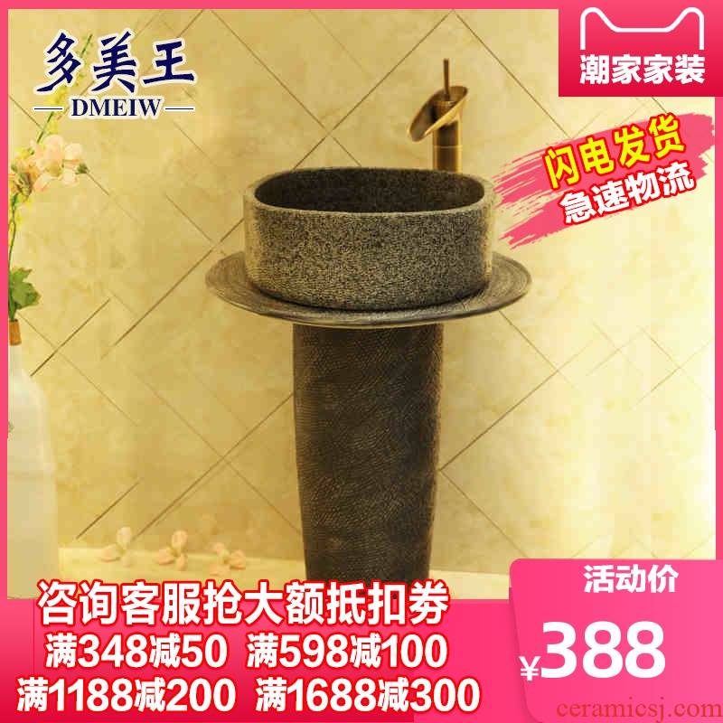 Tom li - zhu wang basin sink the lavatory pillar type ceramic sink millstone LZ1153 on floor