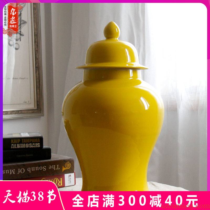 Porch receive general furnishing articles jingdezhen vase as cans sitting room TV ark adornment grain dry flower simulation flower arranging flowers
