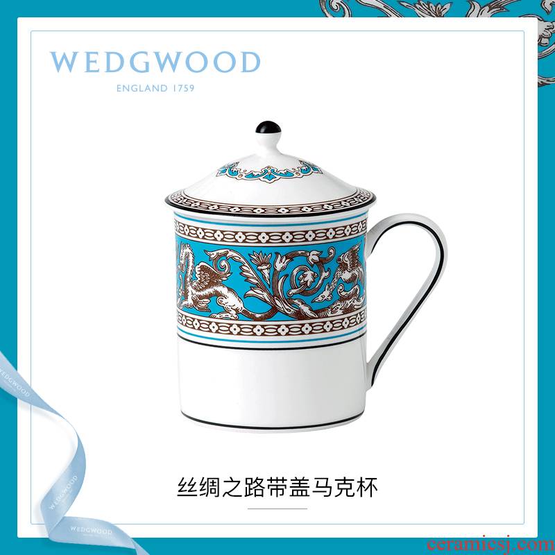 Ipads China WEDGWOOD waterford WEDGWOOD silk road mark cup of coffee cup with cover glass cup cup home