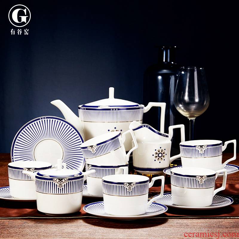 Ou ipads porcelain coffee cup coffee ceramic suit English afternoon tea tea set tea service household gifts